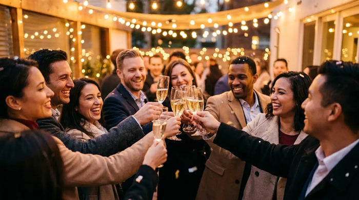 Champagnecocktails til nytår og fest