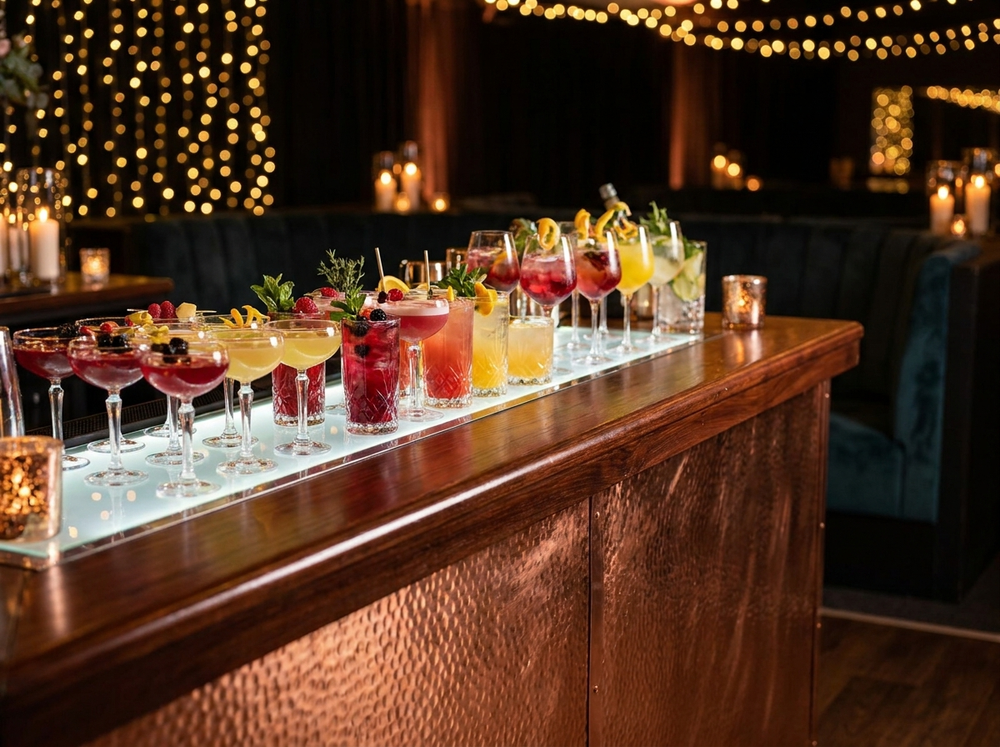 Printede cocktailkort