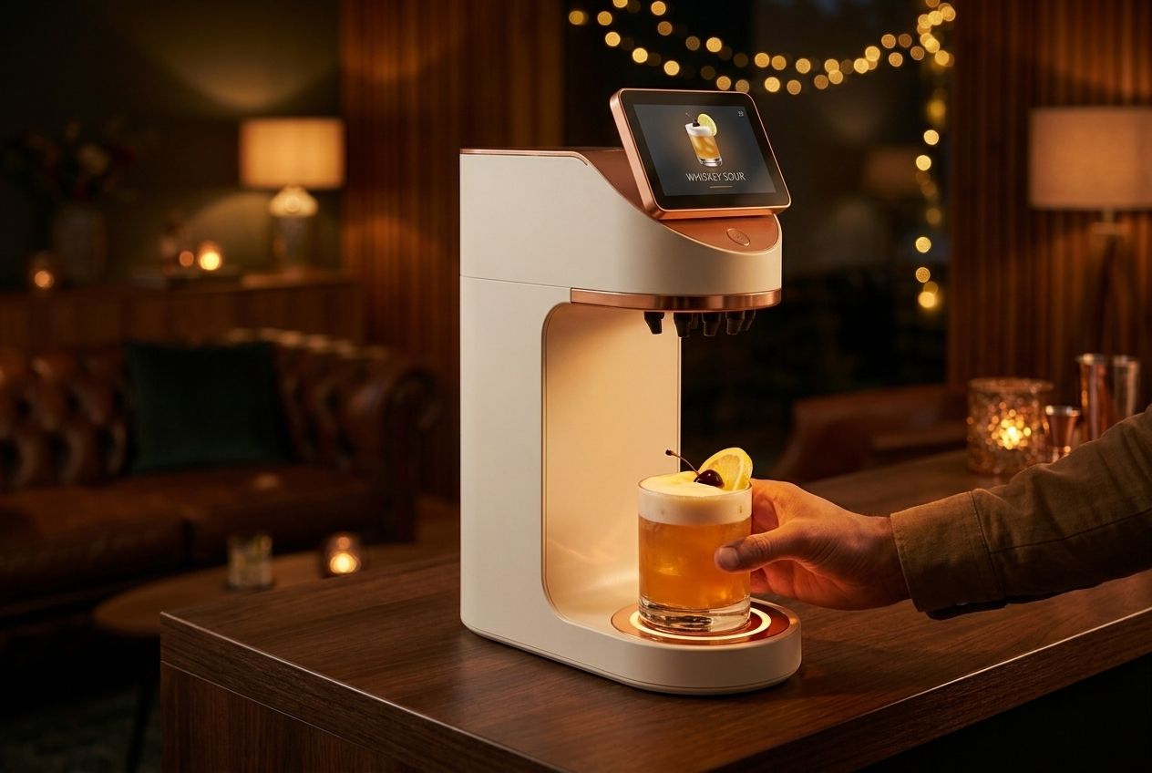 Mixaflow cocktailmaskine med Whisky-bar-cocktail