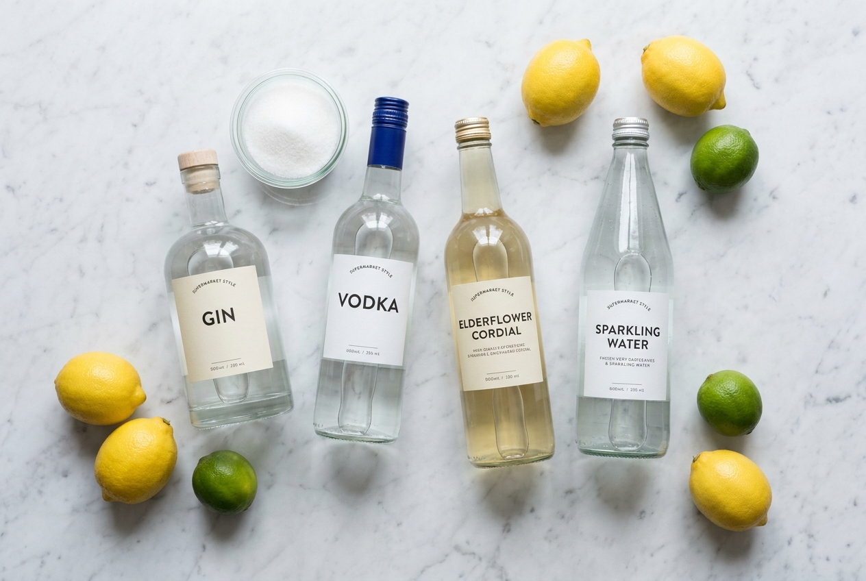 Dansk Sommer ingredienser fra dansk supermarked