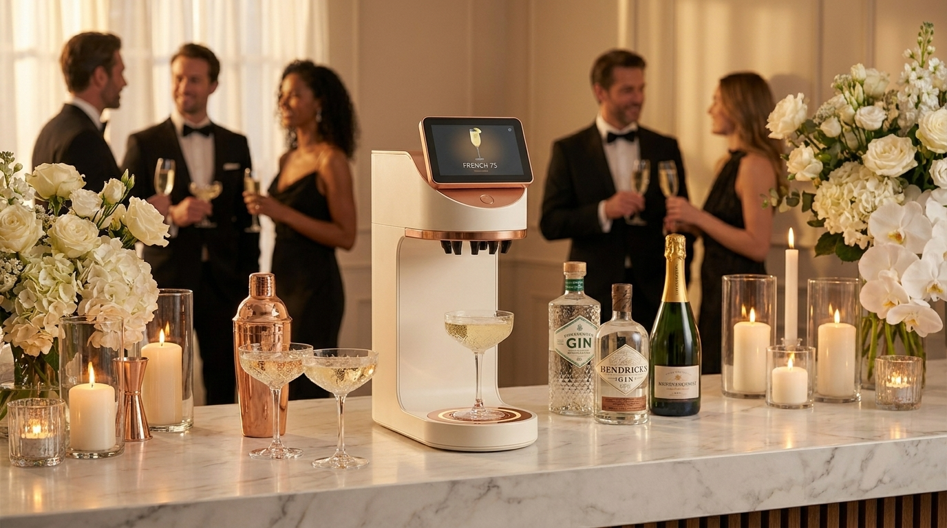 Mixaflow cocktailmaskine til bryllup og elegante fester