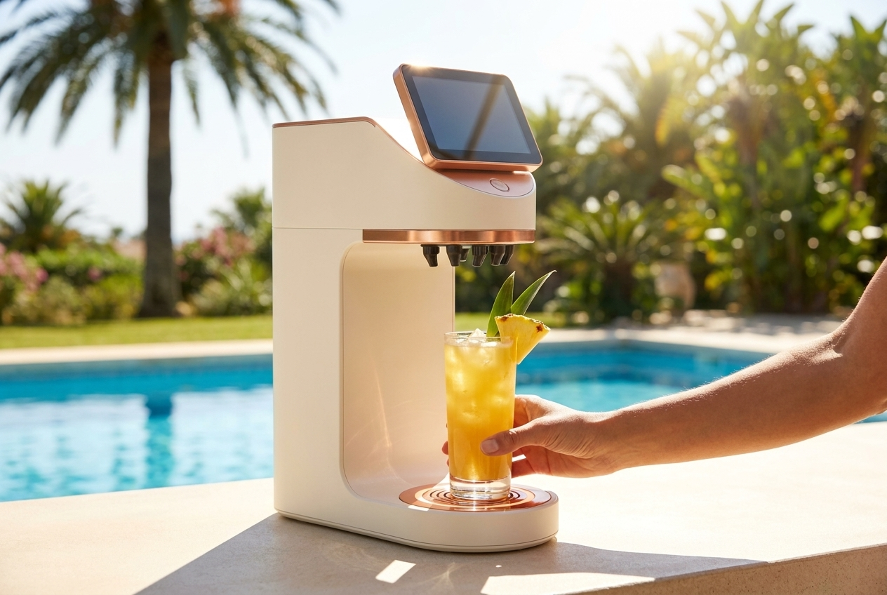 Mixaflow cocktailmaskine med Tropisk-cocktail